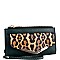 VERSATILE LEOPARD PRINT WRISTLET/WALLET