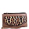 VERSATILE LEOPARD PRINT WRISTLET/WALLET