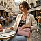 Belt Lock Medium Flap Shoulder Bag