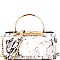 Stylish Metal Handle Smartphone-Friendly Cross Body Wallet MH-WT300F1