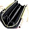 Stylish Metal Handle Smartphone-Friendly Cross Body Wallet MH-WT300F1