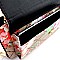 Trendy Checkered Flower Metal Handle Smartphone-Friendly Cross Body Wallet MH-WTG300F