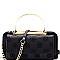 Stylish Monogram Metal Handle Smartphone-Friendly Cross Body Wallet MH-WTSV300F