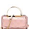 Stylish Monogram Metal Handle Smartphone-Friendly Cross Body Wallet MH-WTSV300F