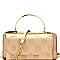 Stylish Monogram Metal Handle Smartphone-Friendly Cross Body Wallet MH-WTSV300F