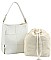 2 IN 1 STYLISH WOVEN SATCHEL WITH LONG STRAP