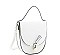 TRENDY PLAIN HANDLE CURVED CROSSBODY BAG