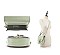 TRENDY PLAIN HANDLE CURVED CROSSBODY BAG