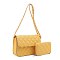 wholesale Quilted Shoulder Bag / Crossbody Set