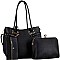 3 IN 1 Jewel-Top Cross Body Tote Set