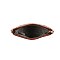 2-IN-1 Oval Pattern Shoulder Tote Bag w Wallet Set