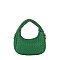 Woven Mini Hobo Shoulder Bag