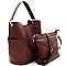 2 in 1 Side Pocket Tall Hobo