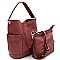 2 in 1 Side Pocket Tall Hobo