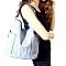 2 in 1 Side Pocket Tall Hobo