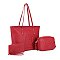 red 3-IN-1 Fashion Design Tote Bag