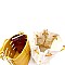 Medium 2 in 1 Cut-Out Drawstring Mixed-Material Bucket Satchel