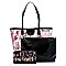 Magazine Cover Collage See Thru 3-in-1 Shopper