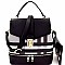 Plaid Checker 2 in 1 Convertible Backpack Satchel MH-BL1045S