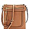 Trendy Crocodile Detail Tassel Accent Multi-Compartment Cross Body MH-BS2429
