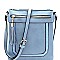 Trendy Crocodile Detail Tassel Accent Multi-Compartment Cross Body MH-BS2429