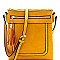 Trendy Crocodile Detail Tassel Accent Multi-Compartment Cross Body MH-BS2429