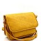 QUILTED FLAP CROSS BODY MESSENGER