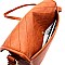 QUILTED FLAP CROSS BODY MESSENGER