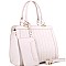 Trendy Vertical Quilted 2 in 1 Structured Satchel SET MH-BS3233
