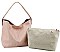 2 IN 1 REVERSIBLE TRENDY SATCHEL WITH LONG STRAP