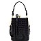 JEWEL TOP CROCODILE PRINT SATCHEL