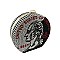 American Lucky Quarter Sparkling Rhinestone Textured Print