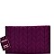 Butterfly Charm Quilted Envelope Clutch MH-CL0155