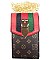 Monogram Striped Cellphone Case Wallet