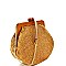 Stylish Wooden Knob Frame Woven Straw Shoulder Bag MH-CTL0020