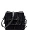 MULTI-COMPARTMENT 4 LAYER FRINGE BOHEMIAN SHOULDER BAG