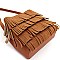 MULTI-COMPARTMENT 4 LAYER FRINGE BOHEMIAN SHOULDER BAG