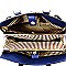 Padlock Accent Croco 3-Compartment Tote Wallet SET MH-CY7083W