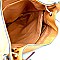 D0408-LP Stud and Stitch Accent Expandable Single Strap Hobo