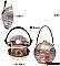 Zebra Print Ball Shaped Satchel