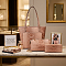 3-in-1 Alligator Croc Tote / Crossbody / Wallet Set