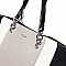 Large David Jones Color Block Tote Bag