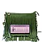 FRINGED CROSS BODY MESSENGER