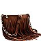 FRINGED CROSS BODY MESSENGER