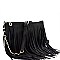 FRINGED CROSS BODY MESSENGER