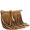 FRINGED CROSS BODY MESSENGER