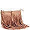 FRINGED CROSS BODY MESSENGER