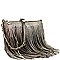 FRINGED CROSS BODY MESSENGER