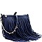 FRINGED CROSS BODY MESSENGER