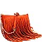 FRINGED CROSS BODY MESSENGER